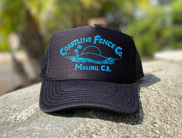 trucker cap with custom screenprint logo